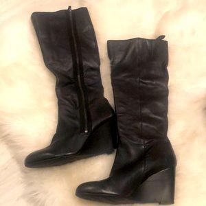 Franco Sarto
Women's Black To The Knee Wedge Boots Size 10